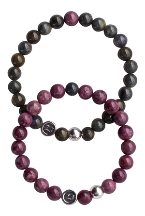 Healing Crystal COUPLE BRACELETS zen jewelz by ZenJen